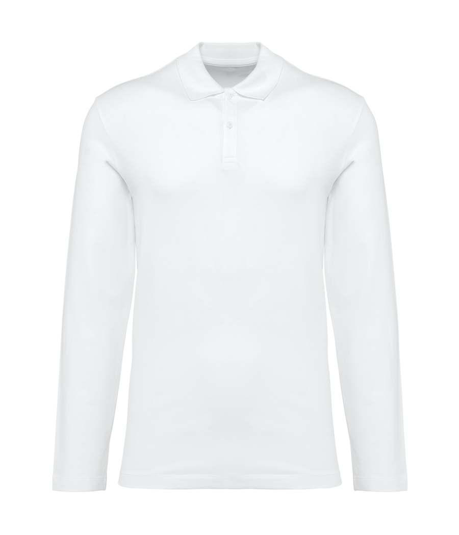 Polo Supima® manches longues homme