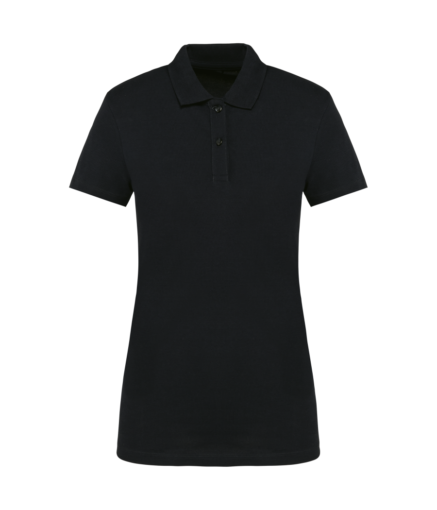 Polo Supima® manches courtes femme