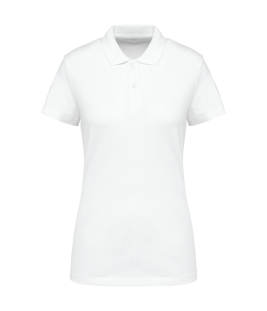 Polo Supima® manches courtes femme