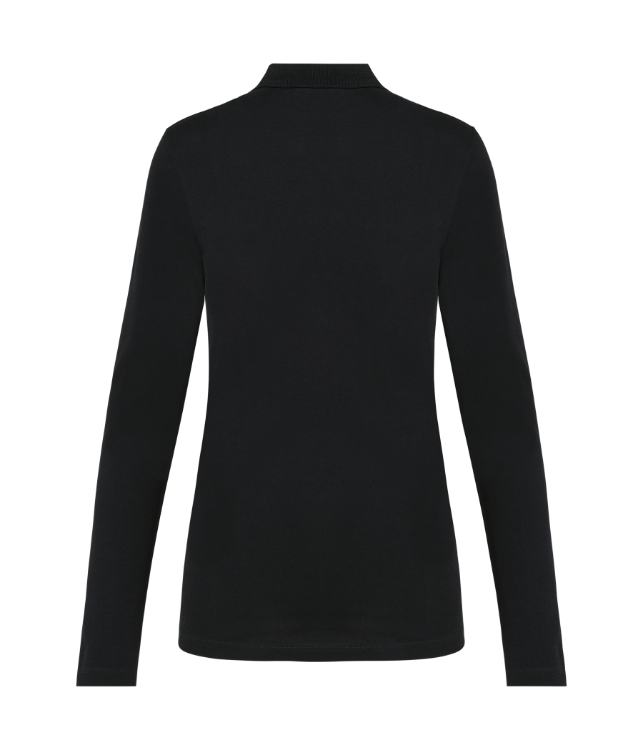 Polo Supima® manches longues femme