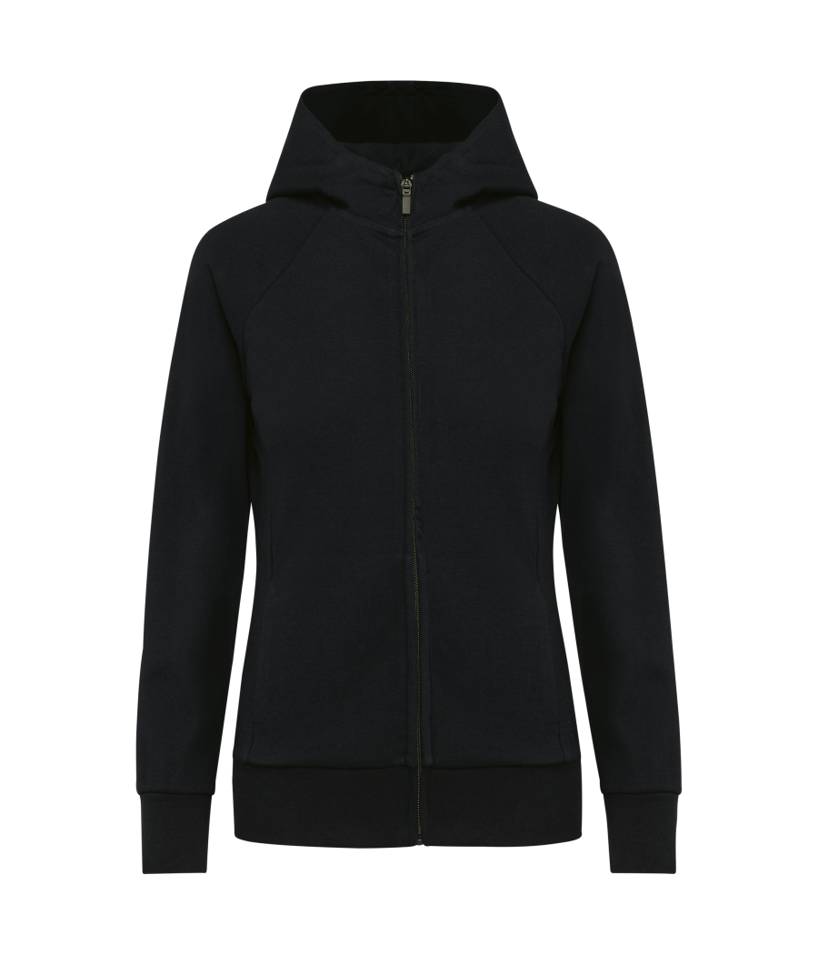 Veste zippée à capuche femme