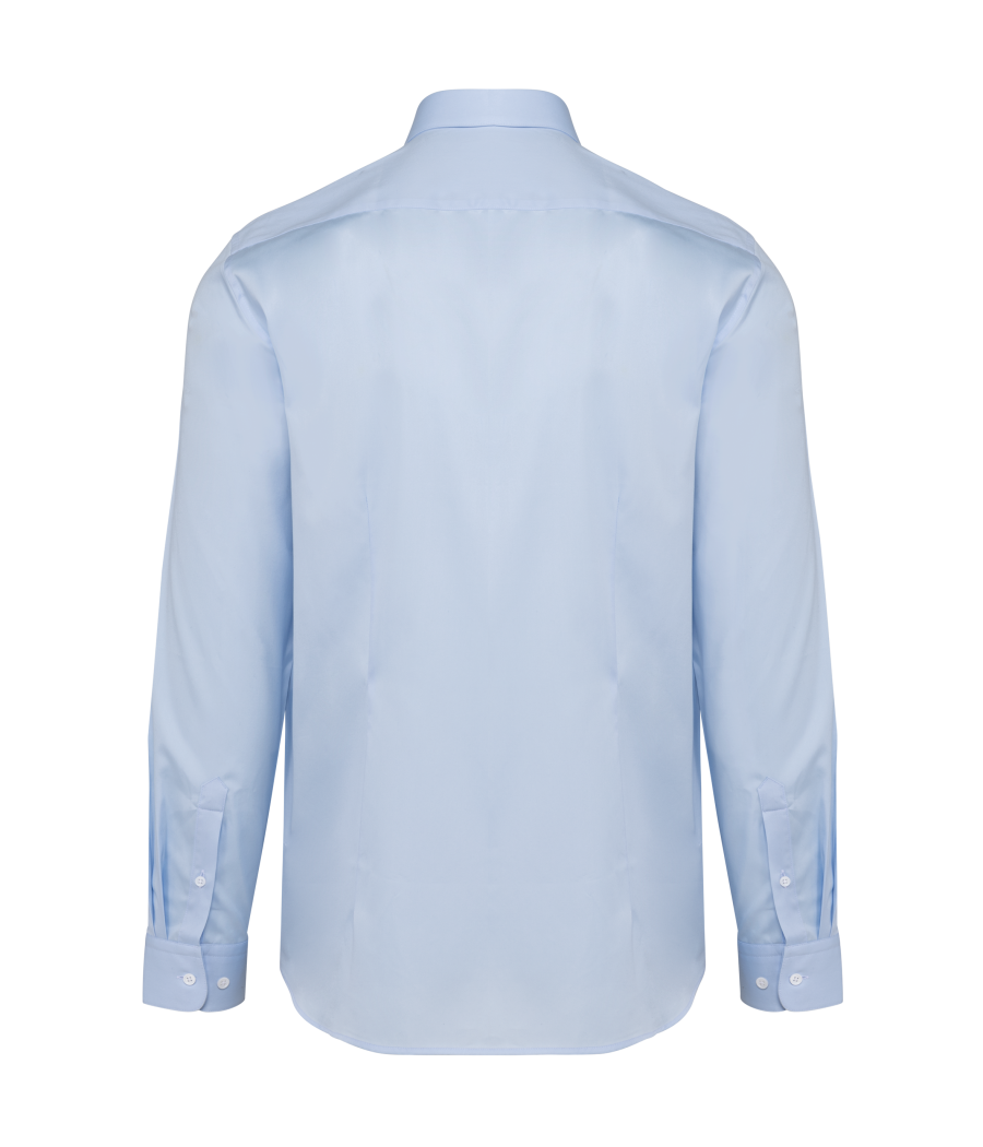 Chemise popeline manches longues homme