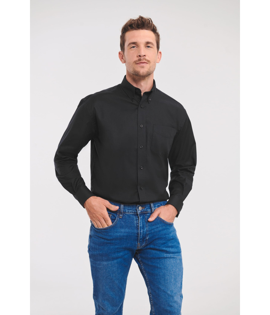 Chemise homme manches longues Oxford