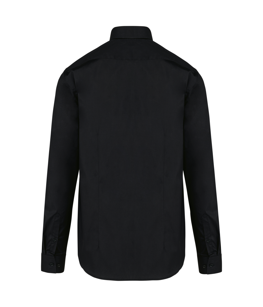 Chemise popeline manches longues homme