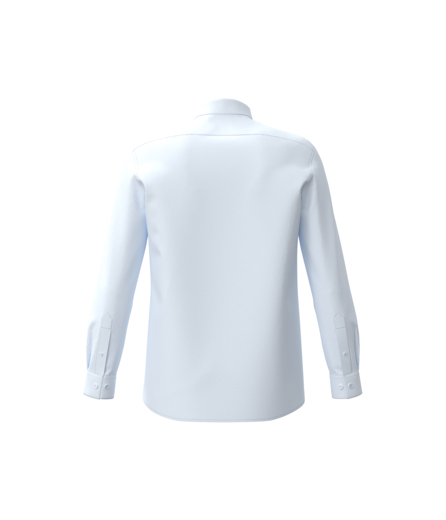 Chemise popeline en coton Supima® homme