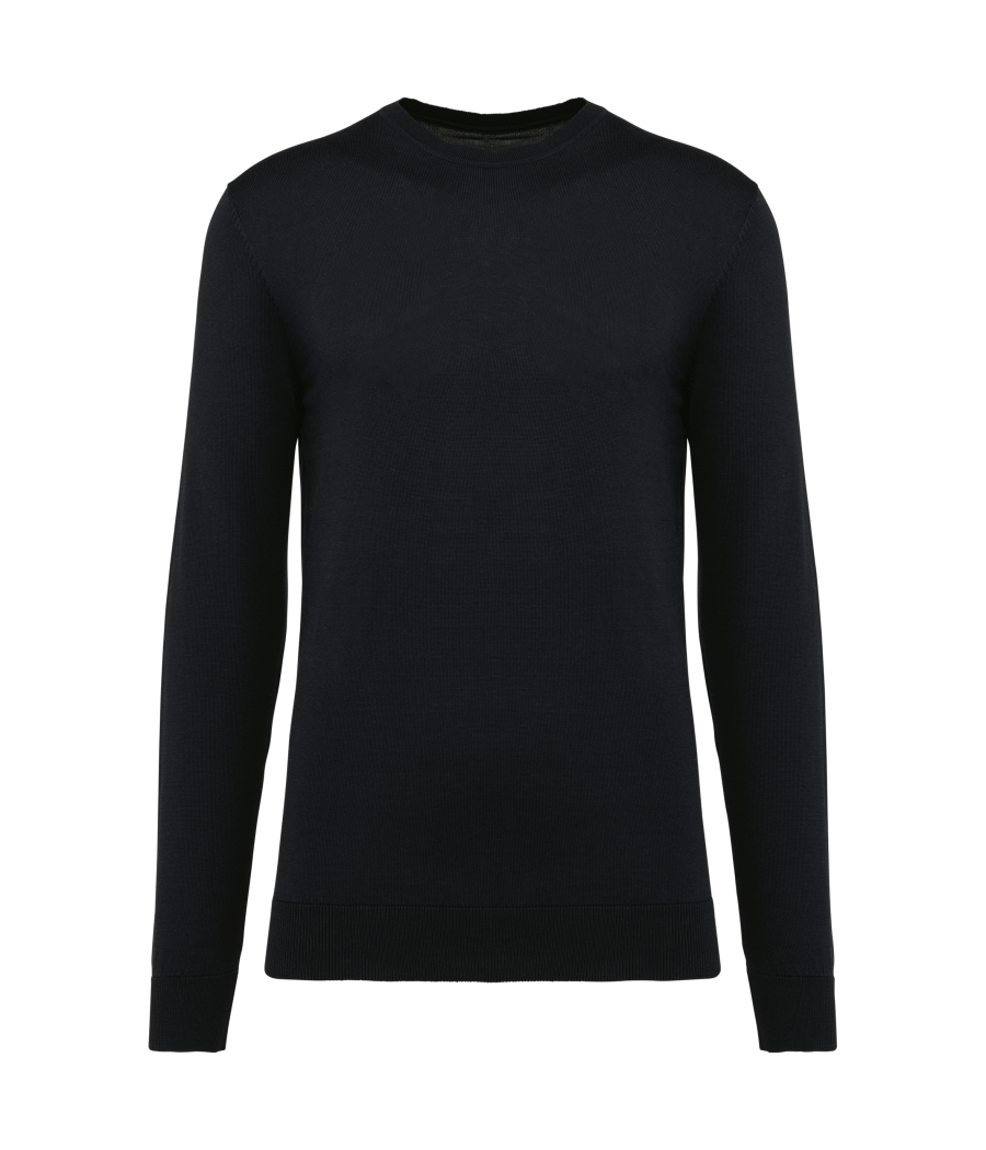 Pull Supima® col rond homme