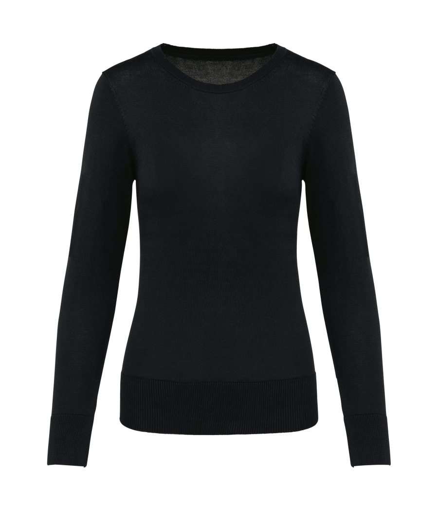 Pull Supima® col rond  femme