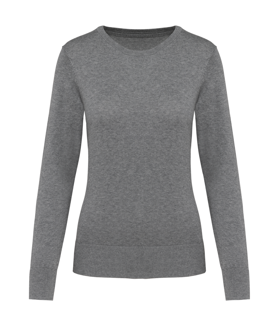 Pull Supima® col rond  femme