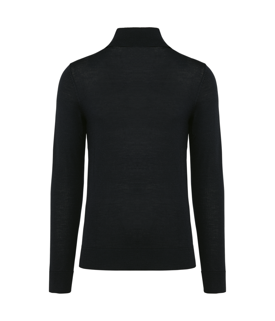 Pull Mérinos col roulé homme