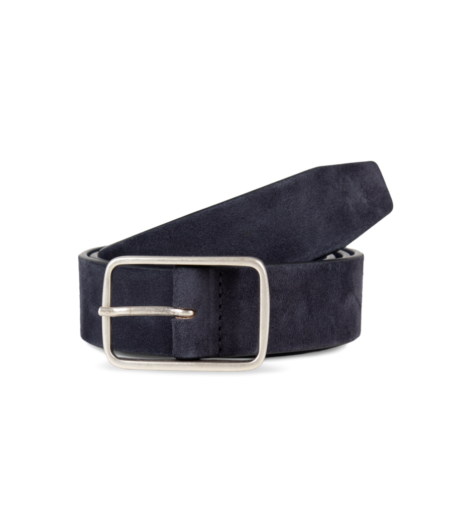 Ceinture cuir  velours homme