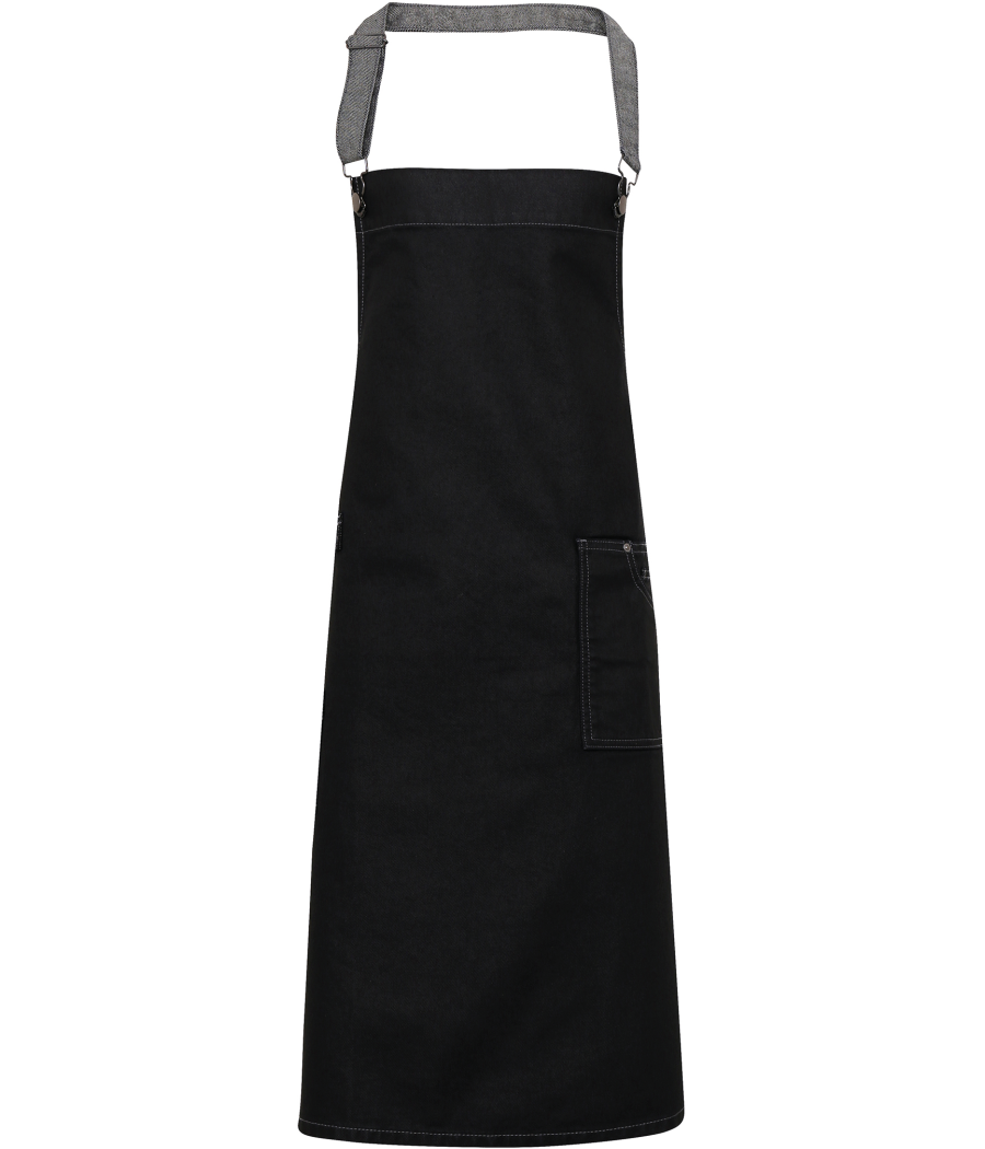 Tablier "effet ciré" à bavette "District"