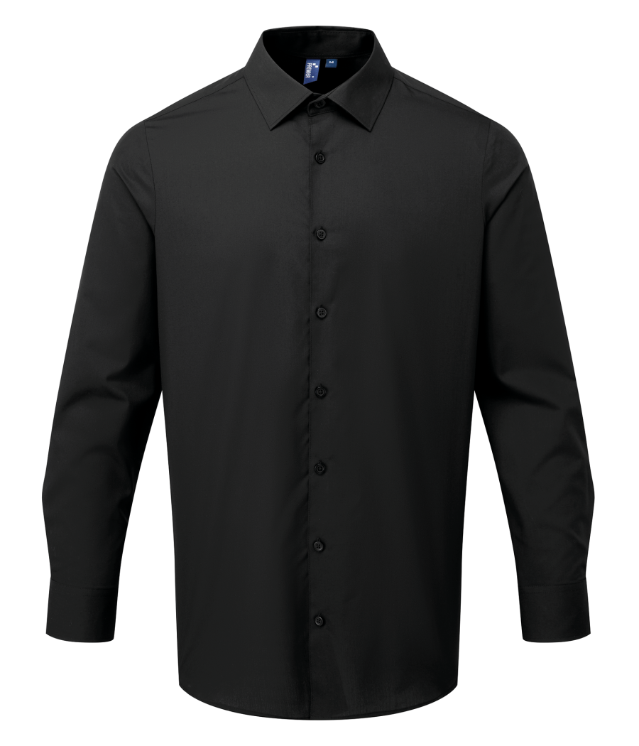 Chemise popeline RECYCLIGHT à manches longues pour homme