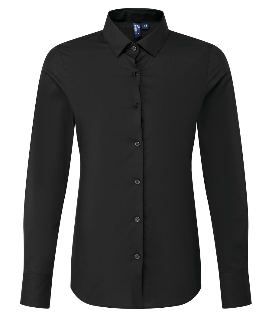 Chemise popeline RECYCLIGHT à manches longues pour femme