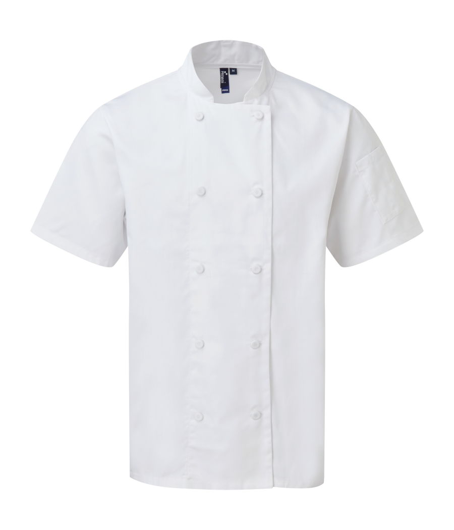 Veste chef cuisinier manches courtes Coolchecker®