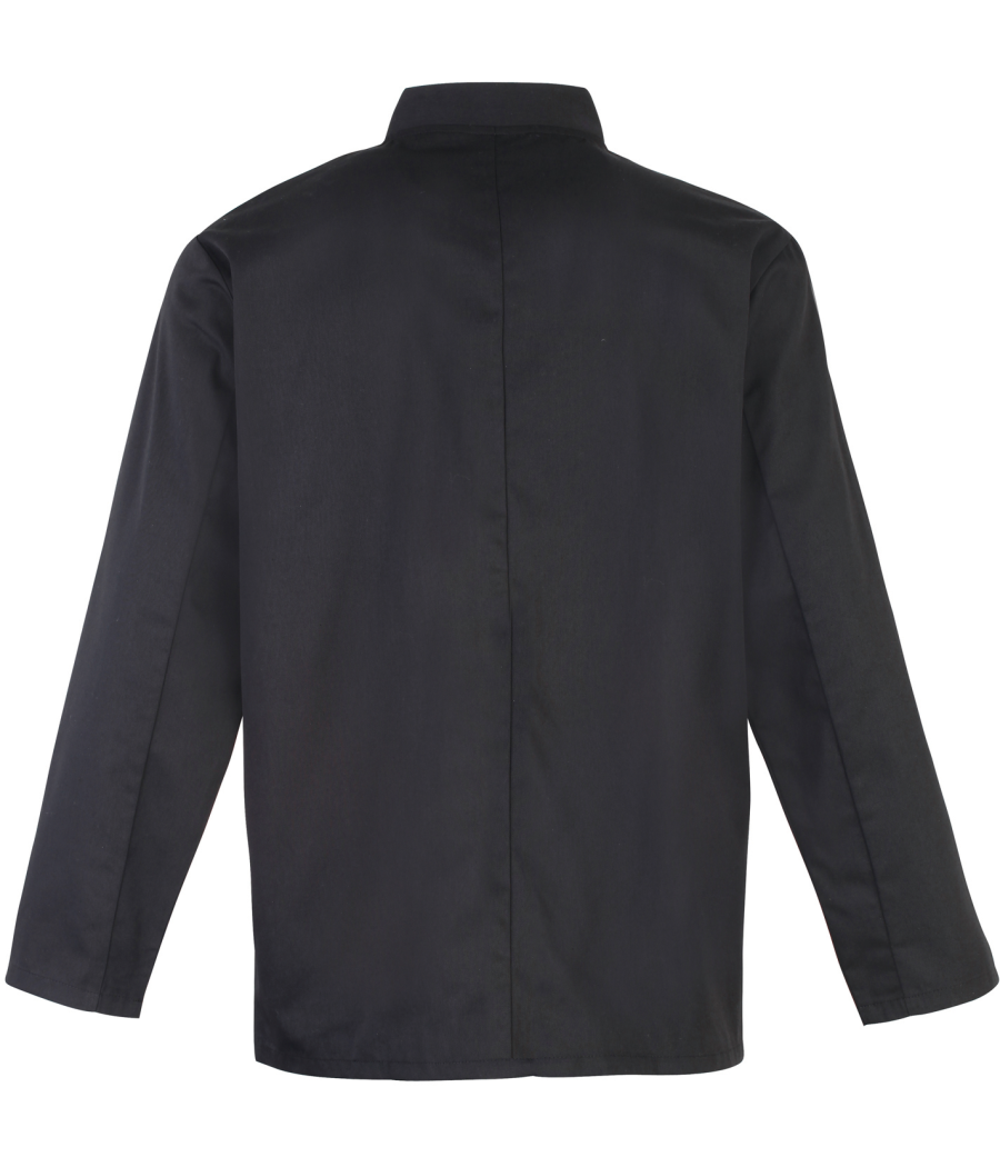 Veste de cuisine manches longues à boutons pression