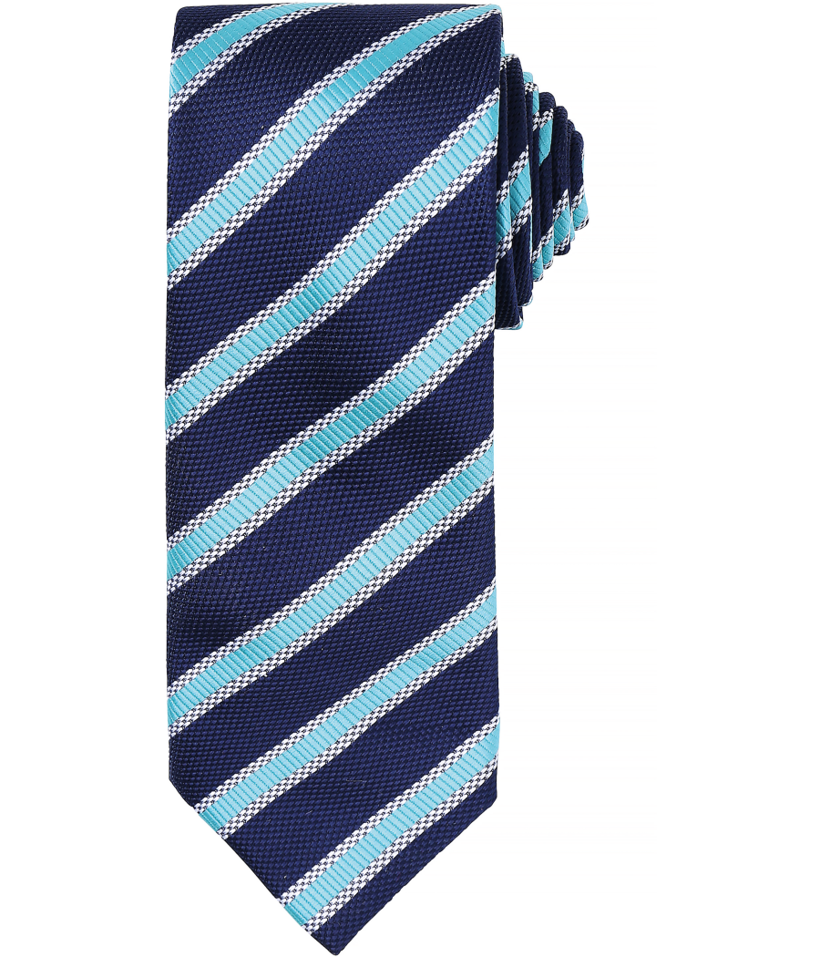 Cravate rayée "Waffle"