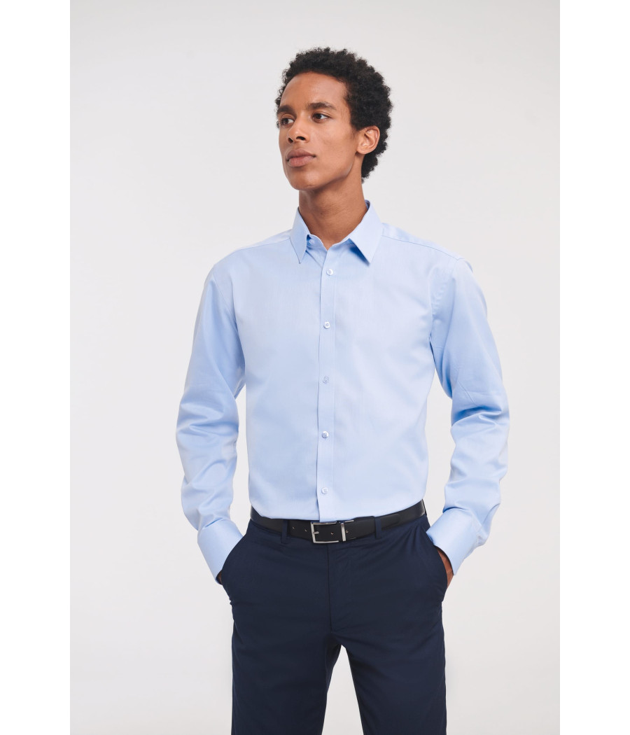 Chemise homme manche longues à chevrons