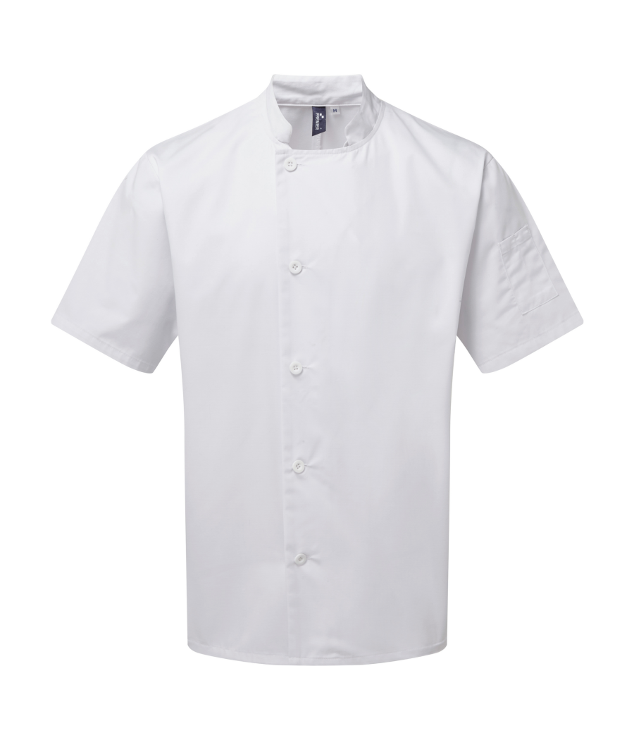 Veste chef cuisinier manches courtes "Essential"