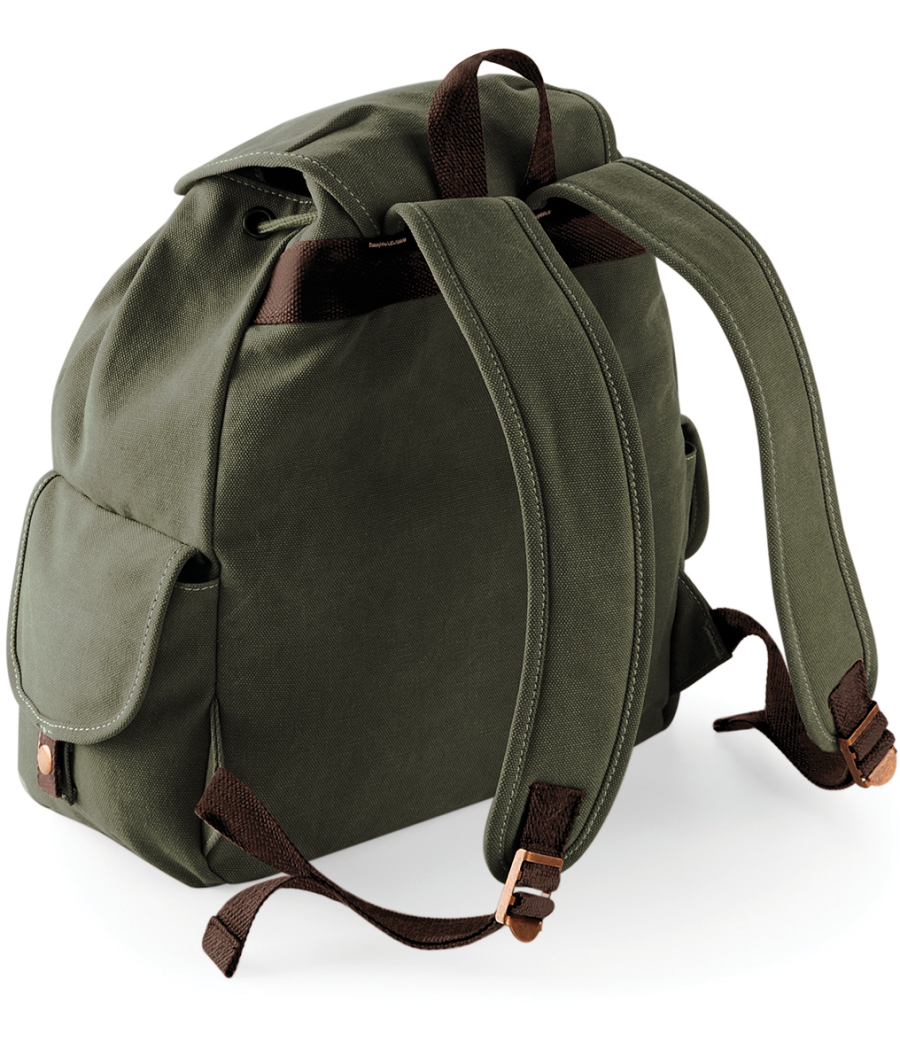 Sac à dos vintage en toile