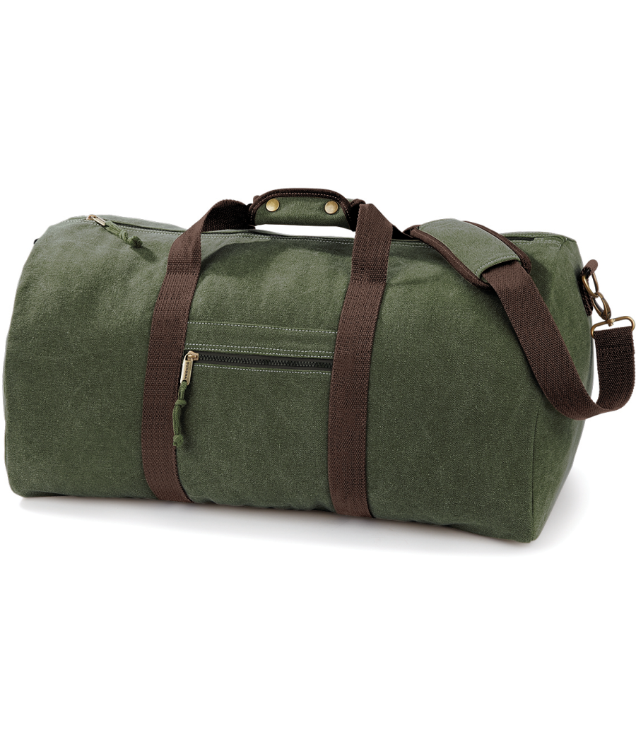 Sac de voyage vintage en toile