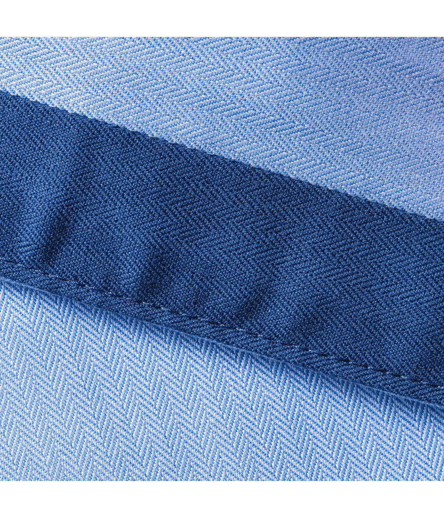 Chemise à motifs chevrons manches longues