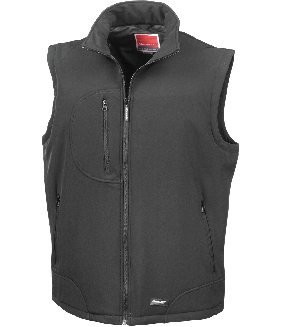 Bodywarmer softshell