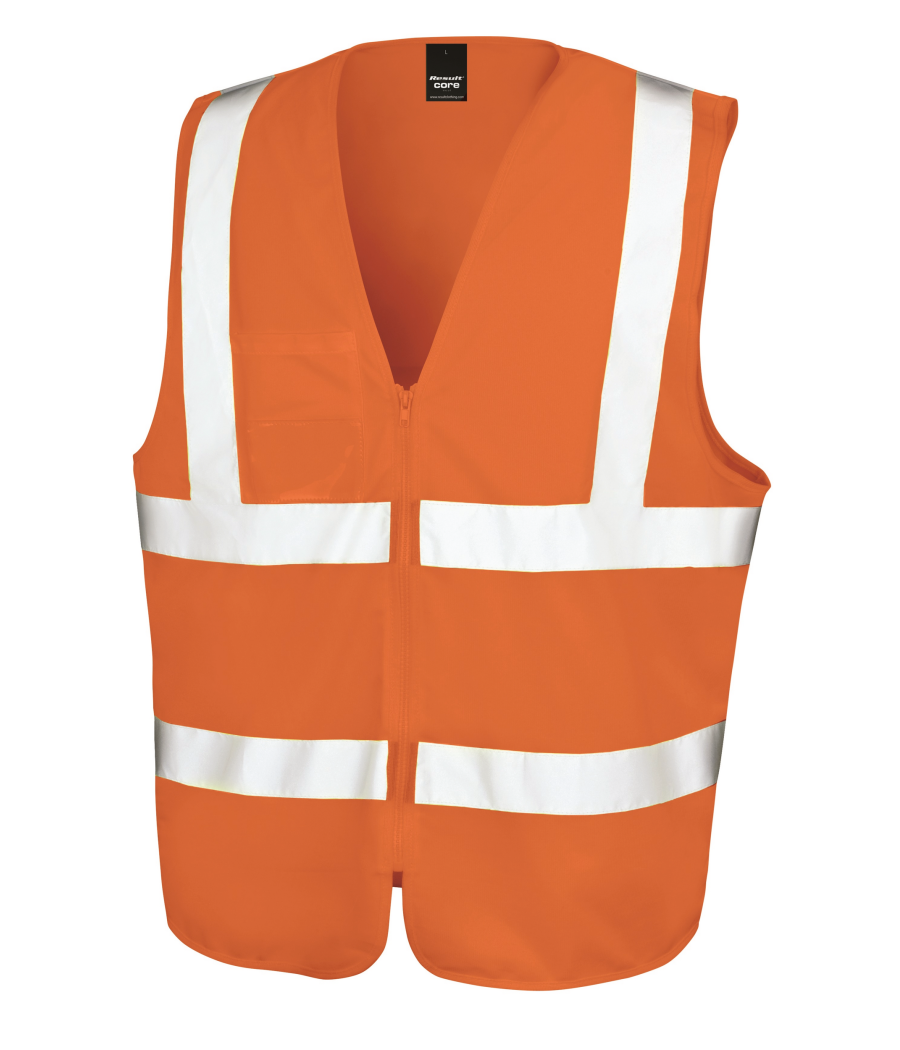 Gilet de sécurité zippé