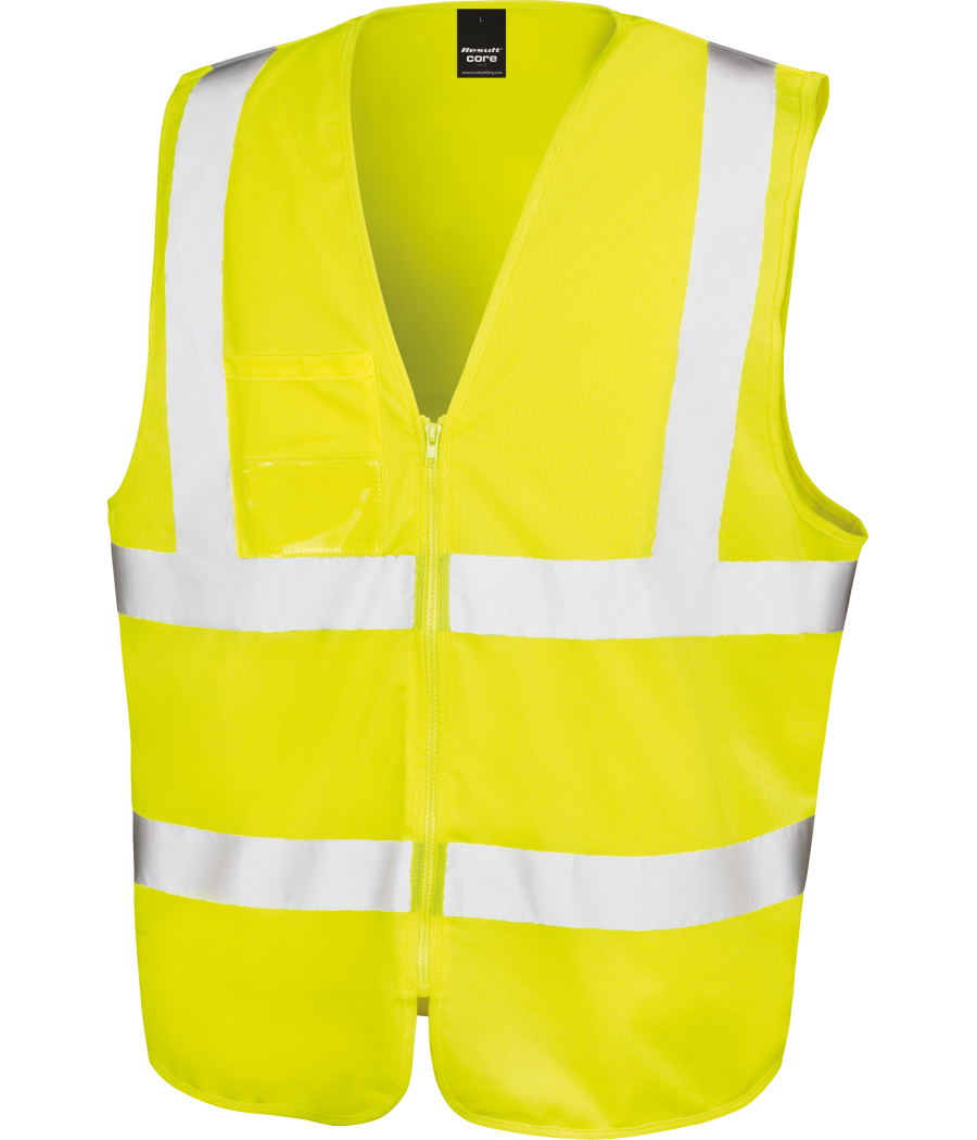 Gilet de sécurité zippé