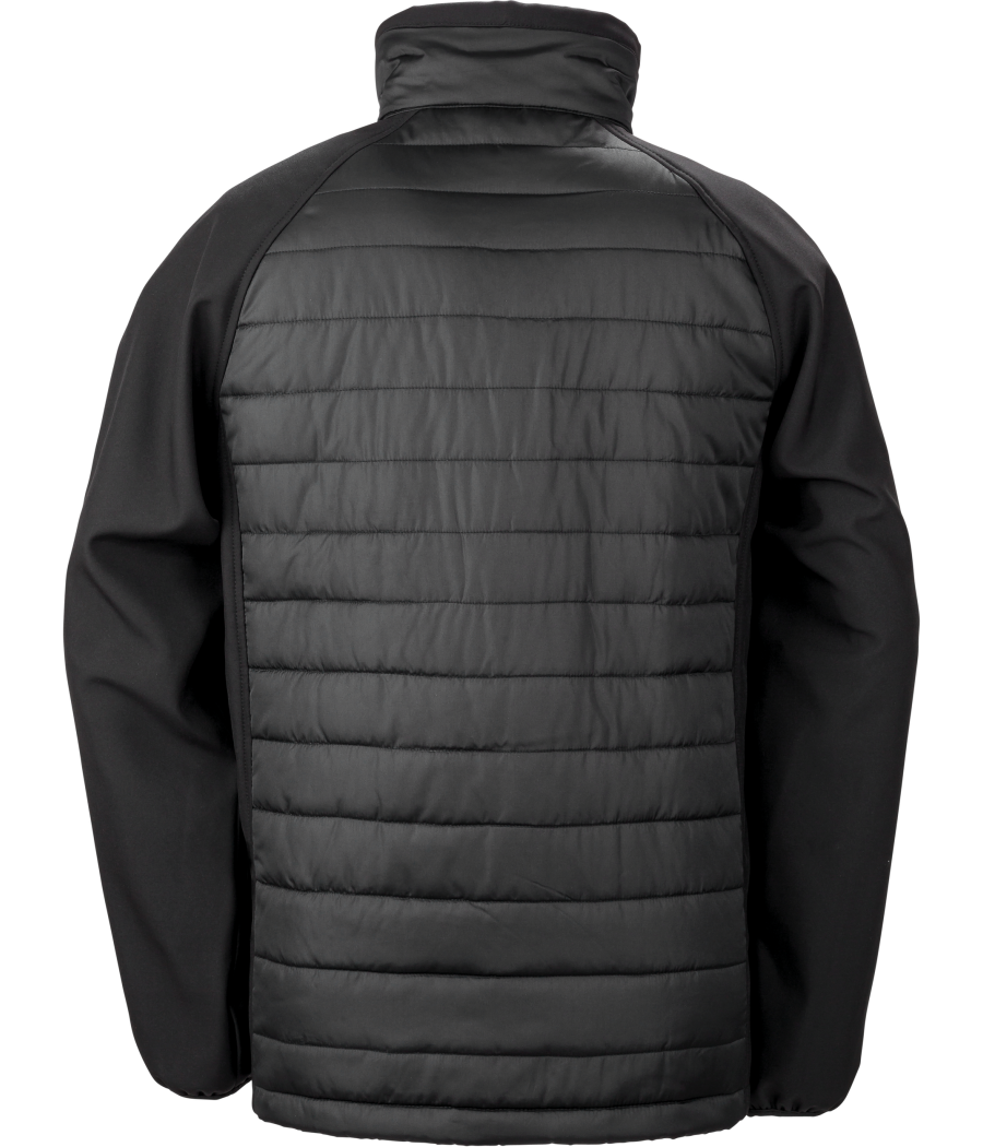 Veste softshell rembourrée black compass recyclée