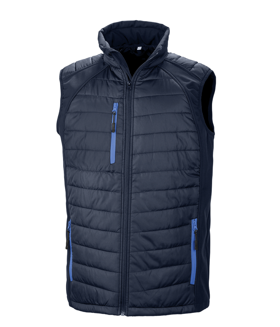 Gilet softshell rembourré black compass recyclé