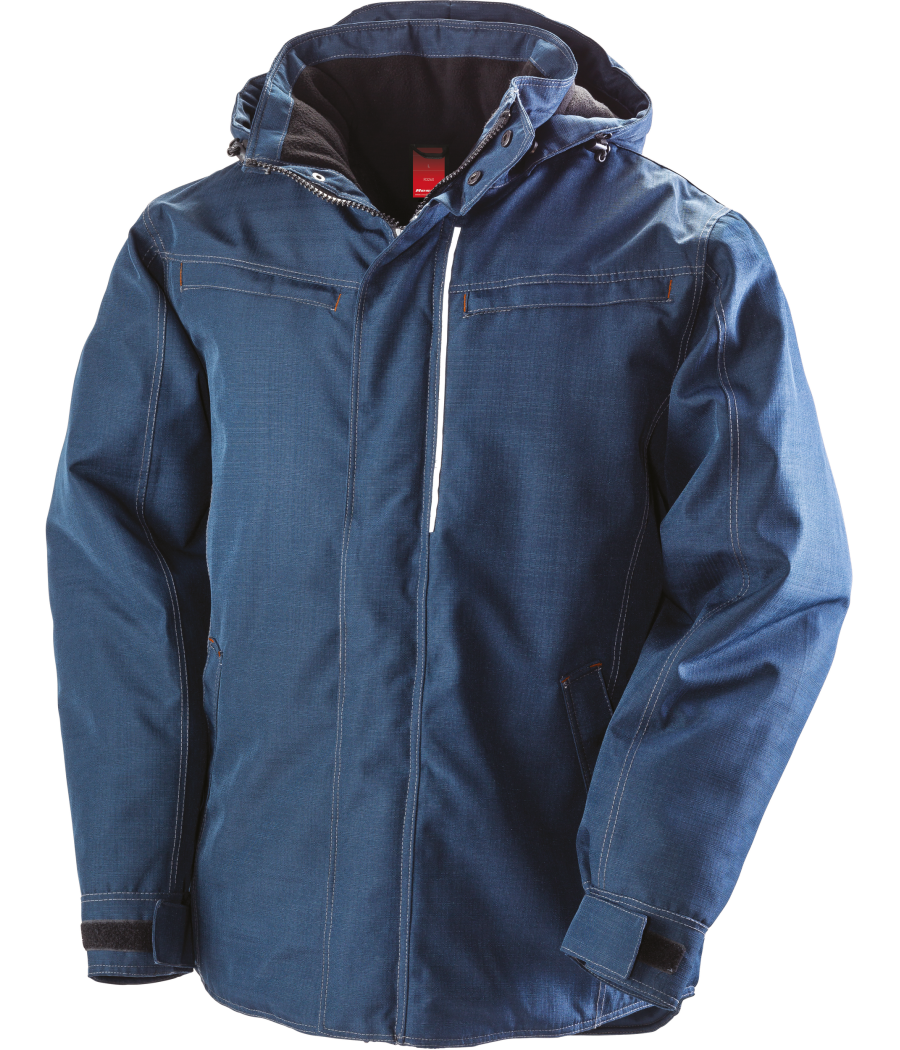 Parka robuste "effet denim"