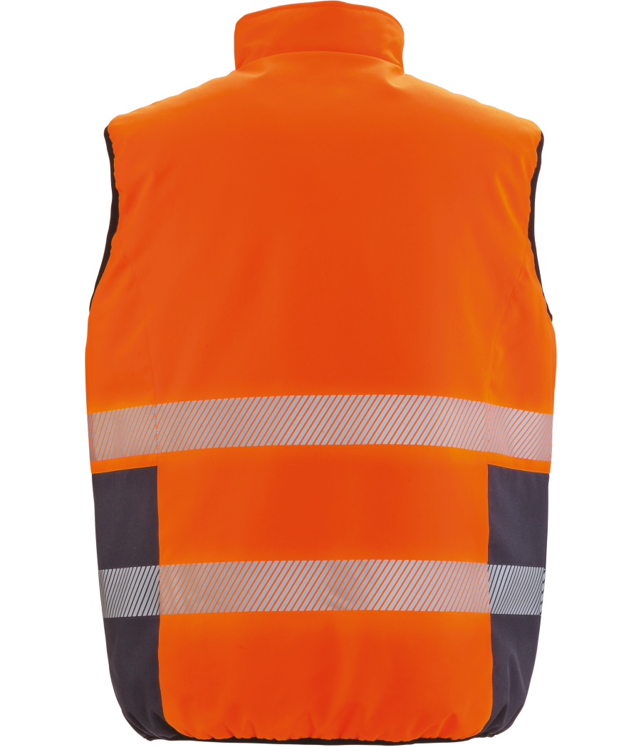 Bodywarmer de sécurité réversible