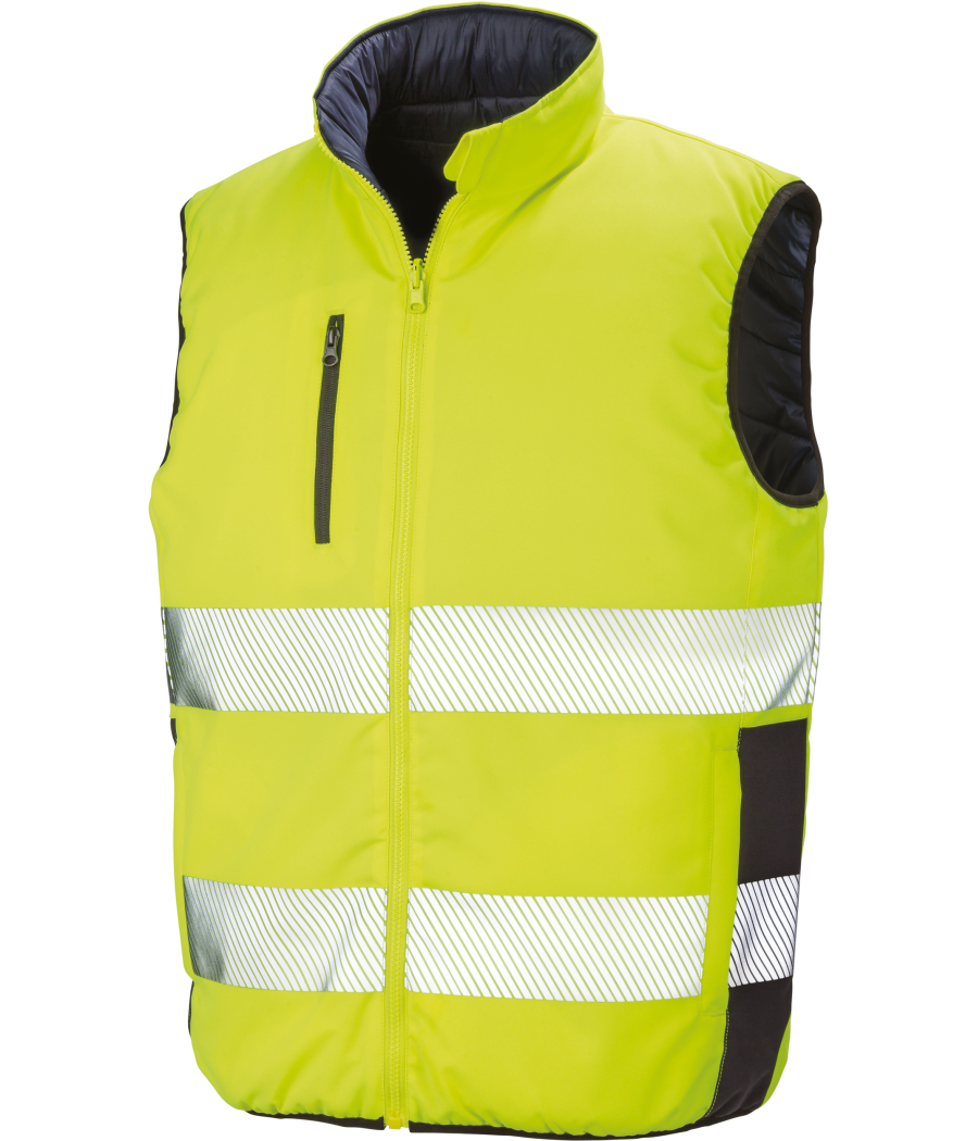 Bodywarmer de sécurité réversible
