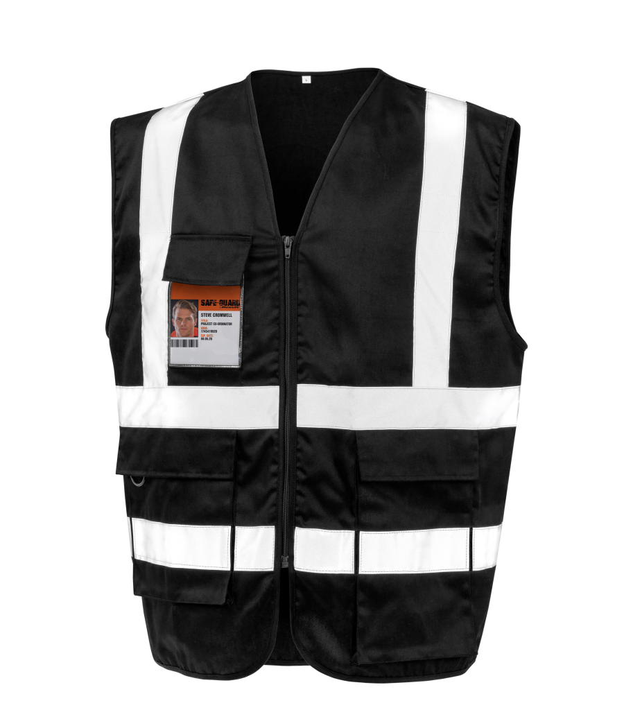 Gilet de sécurité zippé