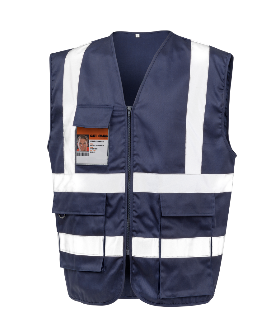 Gilet de sécurité zippé