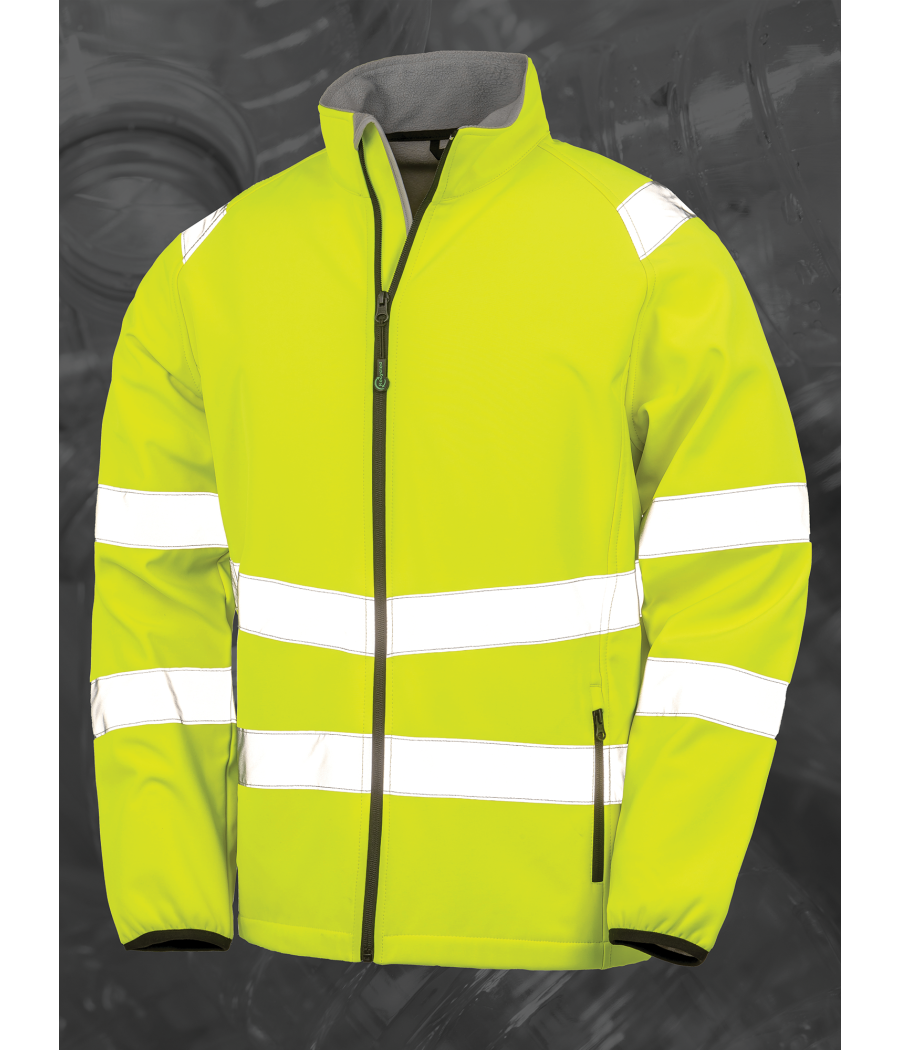 Veste softshell de sécurité recyclée