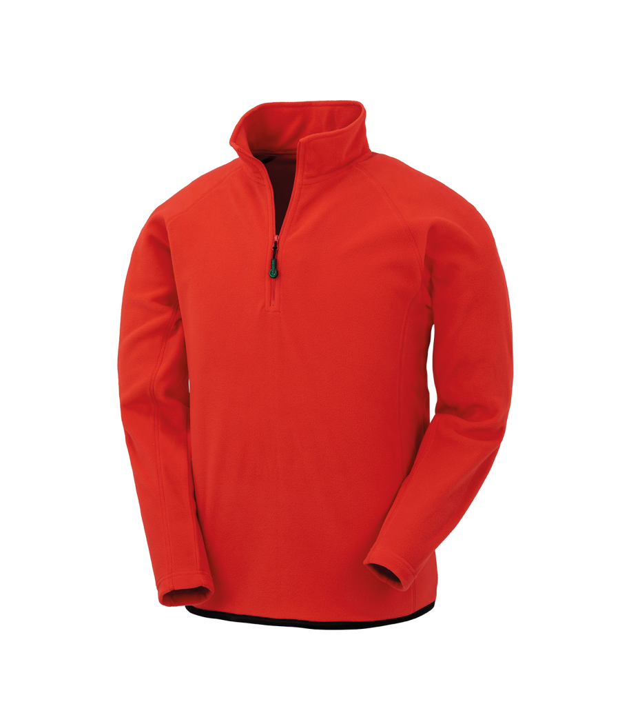 Micropolaire recyclée col zippé