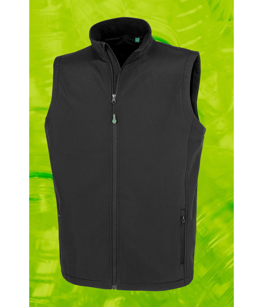 Bodywarmer softshell homme recyclé