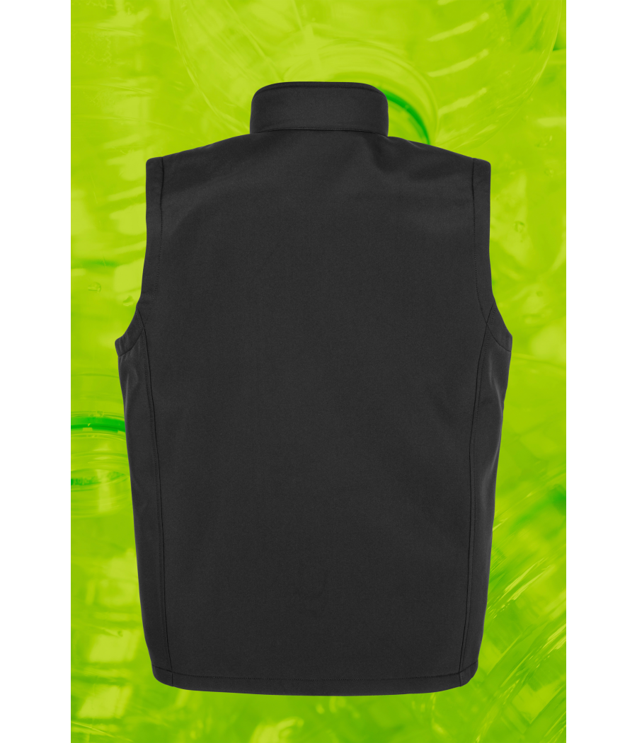 Bodywarmer softshell homme recyclé