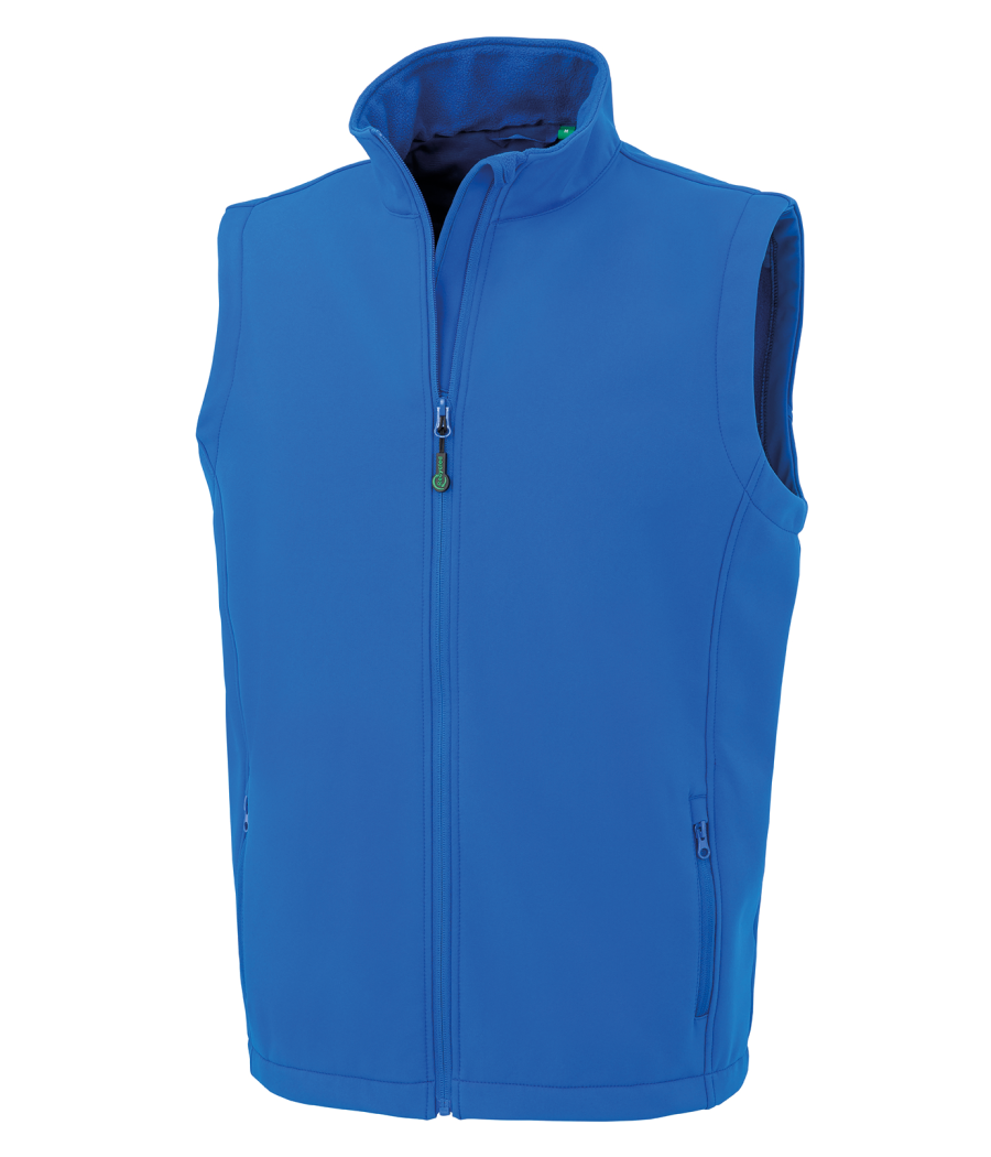 Bodywarmer softshell homme recyclé
