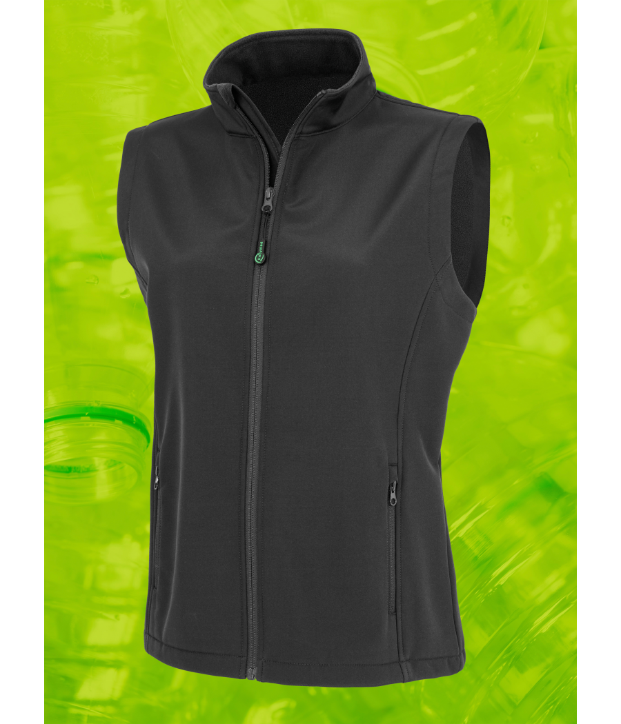 Bodywarmer softshell femme recyclé