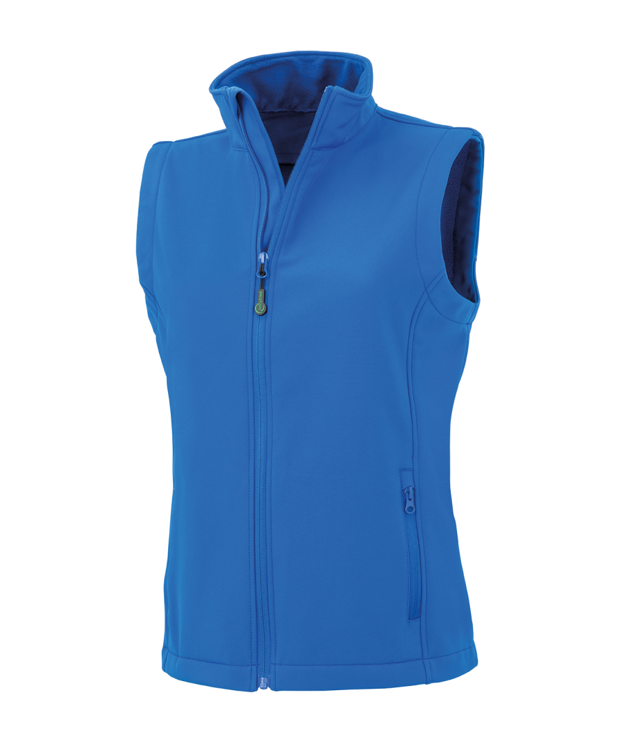 Bodywarmer softshell femme recyclé