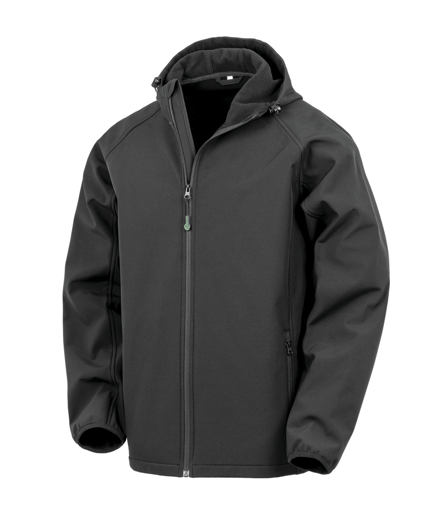 Veste softshell recyclée 3 couches à capuche homme