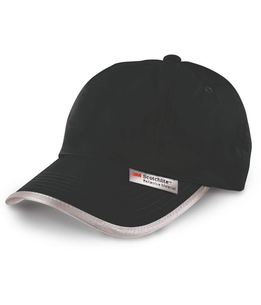 Casquette avec bordures réfléchissantes