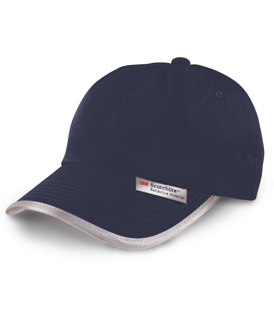 Casquette avec bordures réfléchissantes