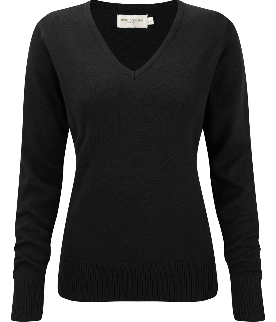 Pullover femme col v