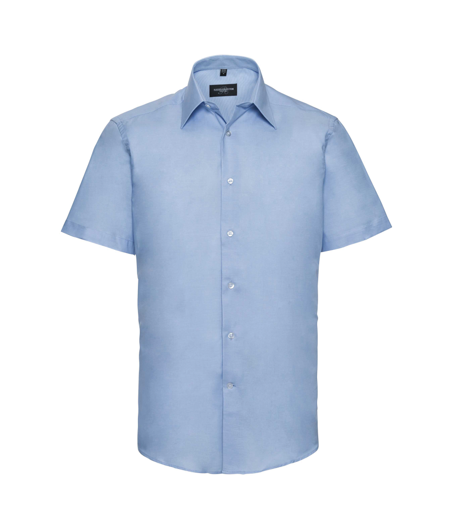 Chemise oxford cintrée manches courtes homme