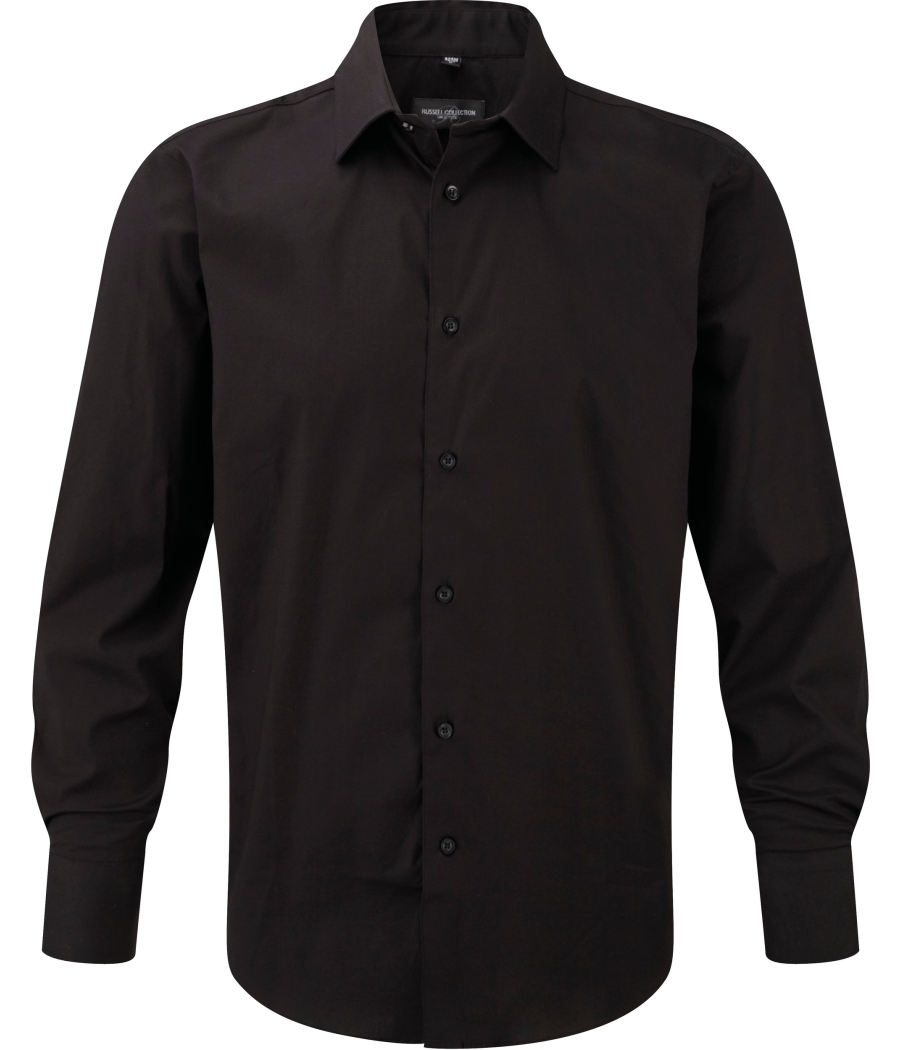 Chemise fittée homme manches longues