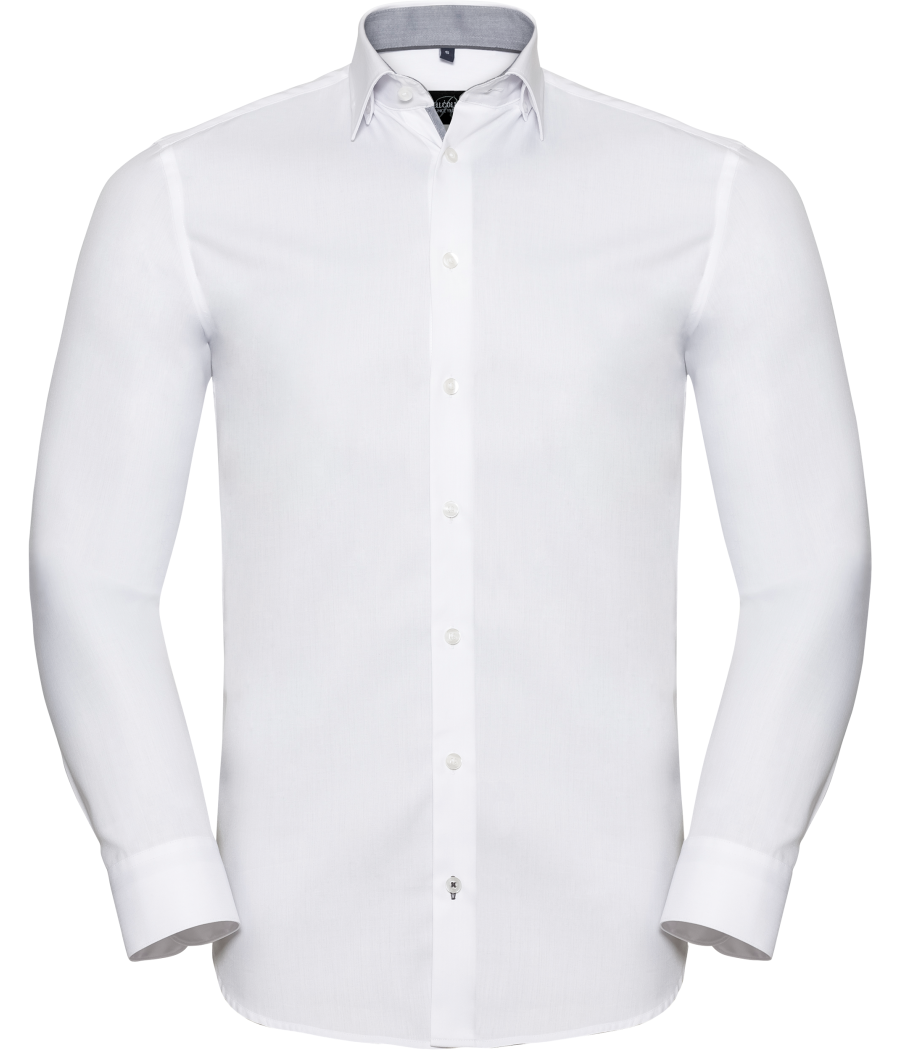 Chemise à motifs chevrons manches longues