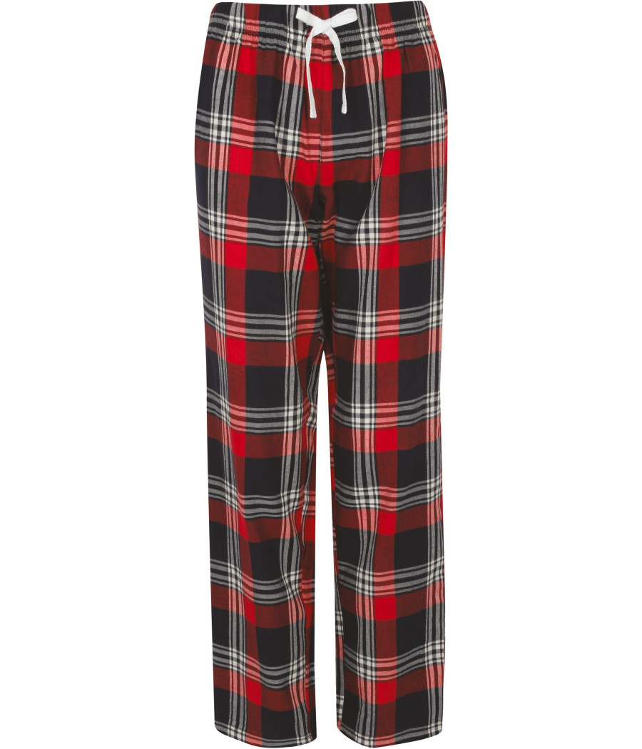 Pantalon femme à motif tartan